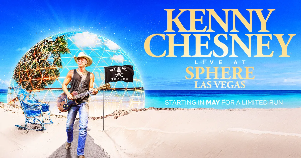 Kenny Chesney Bring No Shoes Nation to the Las Vegas Sphere